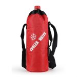 Zylindrischer Eisbeutel aus Oxford-Stoff, tragbar, faltbar, Getränke-Eisbeutel, Lunch-Tasche, Drawstring / Red, Drawstring / Blue, Drawstring /  Black, Zipper / Red, Zipper / Blue