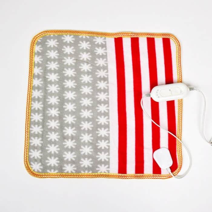 Tiere Bett Heizmatte Heizkissen Winterwärmer Teppich Plüsch Heizdecke Sitz Heizkissen, 45x45cm 220V CN Plug, 45x45cm 12V for Car – Bild 5