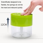 2 Stück Küchenwaschmittel-Pressflaschen-Wisch-Kombinations-Spülbürsten-Seife-Flüssigkeitsbox, 2pcs Black, 2pcs Green – Bild 4