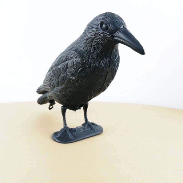 Simulation Raven Jagd Köder Dekoration Kunststoff-Schal Vogel Repellent Pest Werkzeug – Bild 6