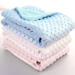 Doppelschichtige Baby-Strickfleece-Decke für Frühling und Herbst – Bild 2