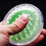 Haushaltskopf-handgehaltene Silikon-PVC-Massagebürste, Green, Red, Blue – Bild 5