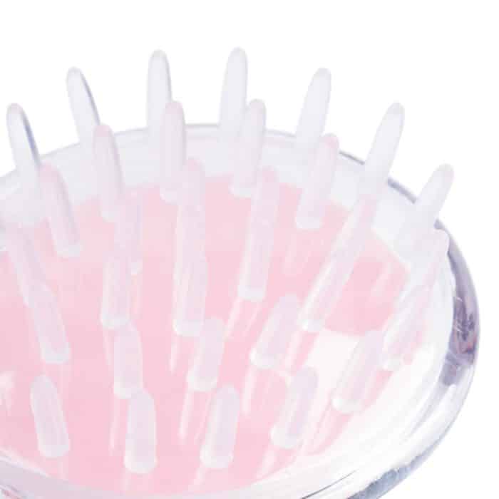 Haushaltskopf-handgehaltene Silikon-PVC-Massagebürste, Green, Red, Blue – Bild 7