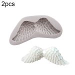2 Stück Engelsflügel 3D Silikonform Fondant Kuchen Dekorieren Werkzeuge, Angel Wings hape