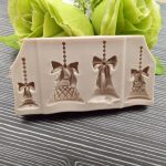 2 Stück Weihnachtsglocken, Schokolade, Süßigkeiten, Kekse, Kuchendekorationswerkzeuge, DIY Backen, Fondant, Lebensmittelqualität, Silikonform, Christmas Bells – Bild 5