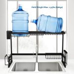 Küchenbedarf, Edelstahl-Spülbecken-Abflussregal, Geschirraufbewahrung, Arbeitsplatten-Organizer, Double Groove Drain Rack, Single Slot Drain Rack – Bild 5