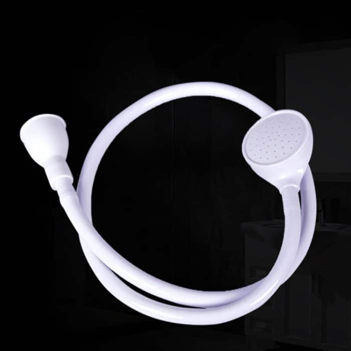 2 Stück Haustier-Dusche, multifunktional, einfache Waschbecken-Düsen-Reinigungs-Duschzubehör, Sink Nozzle – Bild 2