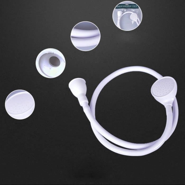 2 Stück Haustier-Dusche, multifunktional, einfache Waschbecken-Düsen-Reinigungs-Duschzubehör, Sink Nozzle – Bild 3