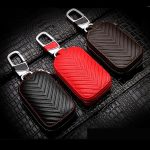 Multifunktionale Autoschlüsseltasche aus Leder zum Anhängen – Bild 5