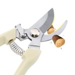 2 Stück Gartengeräte Edelstahl Gartenschere Obstbaumschere Gartenzweigschere – Bild 3