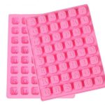 Sterne Form Englisch Alphabet Silikon Schokoladenform DIY Eis handgemachte Seifenform – Bild 4