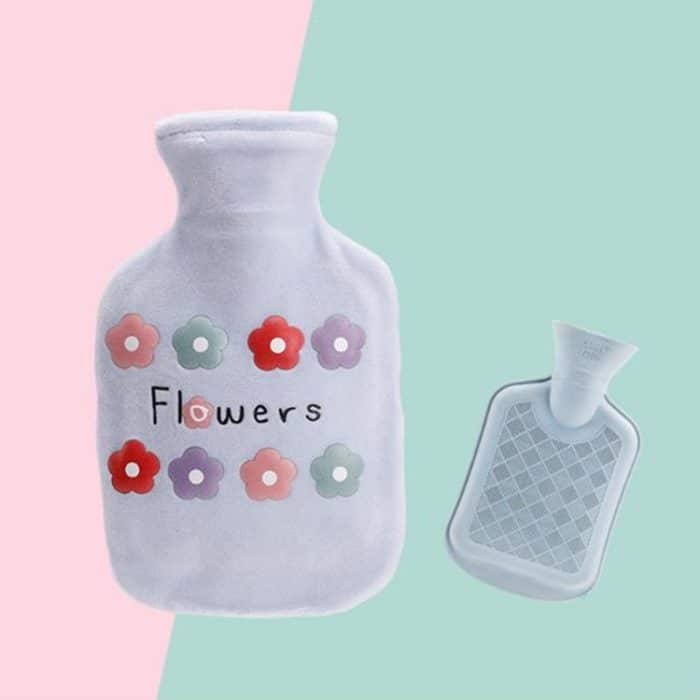 TBD0419824101A.jpg Cartoon-Blumen-Plüsch-Wärmflaschenbeutel, Injektionswasser-Handwärmer – Bild 1