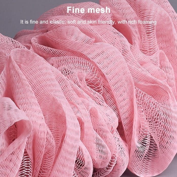 Langer Griff zum Aufhängen, weicher Netzrücken, Bade- und Duschbürste – Bild 6