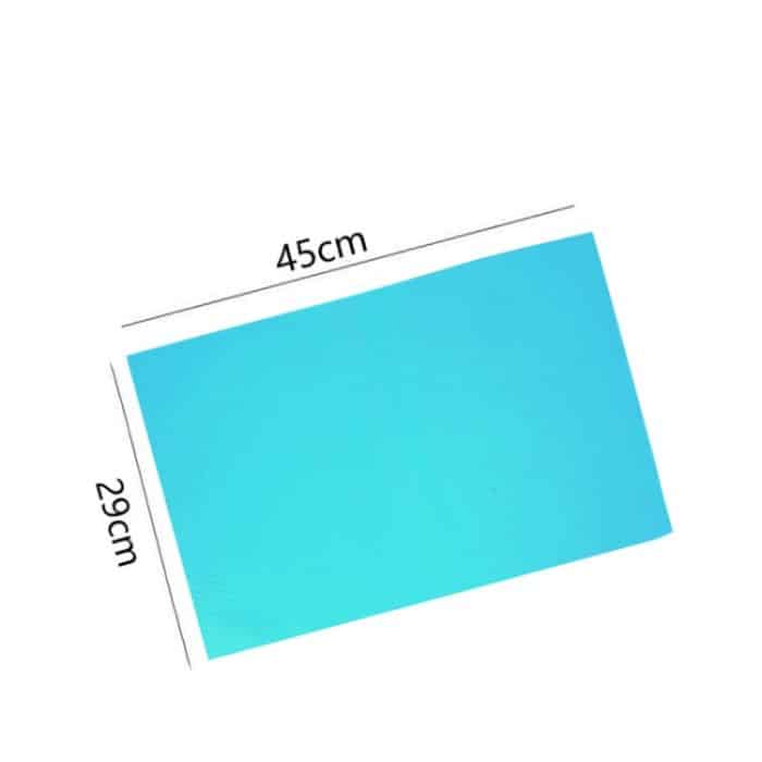 4 Stück/Set umweltfreundliche, wasserdichte, waschbare, antibakterielle Antifouling-Kühlschrankmatte, Transparent White, Transparent Green, Transparent Pink, Transparent Blue, Blue, Green, Pink – Bild 8