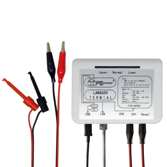 PCSENSOR LAN563V -Netzwerktyp Spannungserkennung Fernbedienung Telefonüberwachung Datenblatt Datenblatt – Bild 1