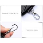 Multifunktionale Schlüsselanhänger-Tasche aus Litschi-Textur-Leder, Autoschlüsseltasche – Bild 7