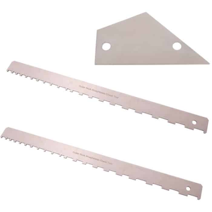 GNR2 Edelstahl-Maßlineal für den Hals einer Bassgitarre, Single Teeth, Single Teeth + Leveling Ruler – Bild 2