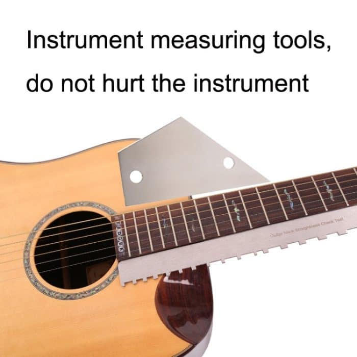 GNR2 Edelstahl-Maßlineal für den Hals einer Bassgitarre, Single Teeth, Single Teeth + Leveling Ruler – Bild 5