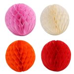 2 Stück Hochzeitsraumdekoration, festliche Mall-Dekoration, Papierwaben-Kugellaterne, 6 inches 15 cm, 8 inches 20 cm, 10 inches 25 cm, 12 inches 30 cm – Bild 2