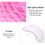 2 Stück Hochzeitsraumdekoration, festliche Mall-Dekoration, Papierwaben-Kugellaterne, 6 inches 15 cm, 8 inches 20 cm, 10 inches 25 cm, 12 inches 30 cm – Bild 4