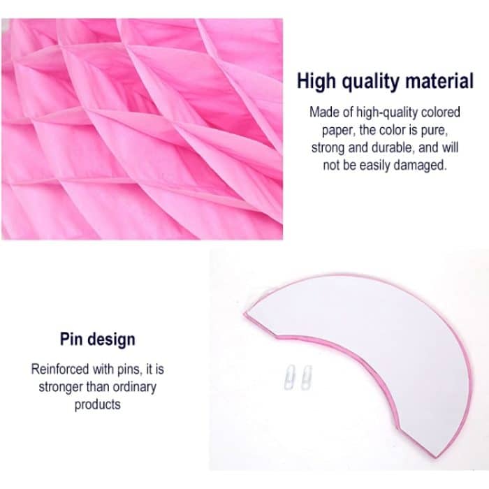 2 Stück Hochzeitsraumdekoration, festliche Mall-Dekoration, Papierwaben-Kugellaterne, 6 inches 15 cm, 8 inches 20 cm, 10 inches 25 cm, 12 inches 30 cm – Bild 4