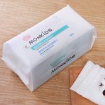 MONKIDS KS037 Einweg-Gesichtstuch, reine Baumwolle, verdickendes Perlen-Reinigungstuch, 100 SheetS Pearls Texture – Bild 2