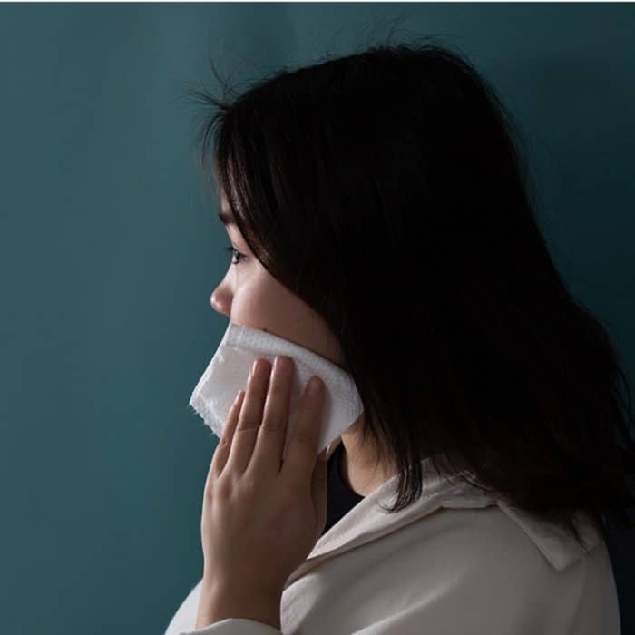 MONKIDS KS037 Einweg-Gesichtstuch, reine Baumwolle, verdickendes Perlen-Reinigungstuch, 100 SheetS Pearls Texture – Bild 7