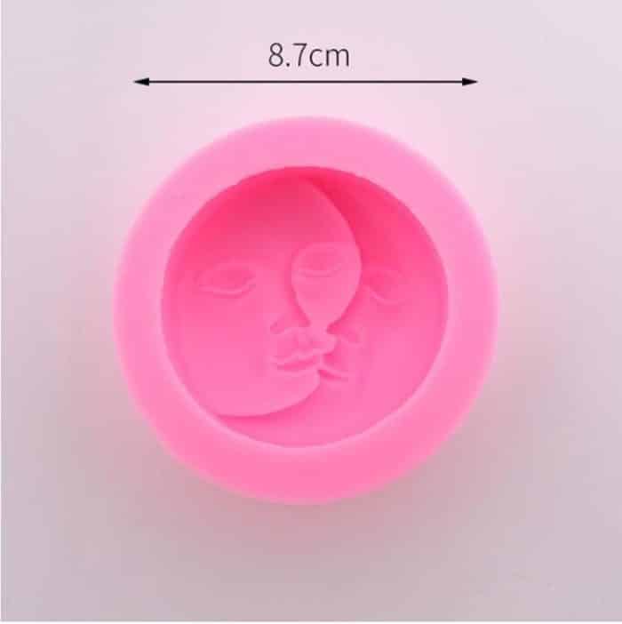 2 PCS DIY Schokolade Kuchen Pudding Dekoration Werkzeug Gesicht Silikon Modell Backform, Face licone Model – Bild 5
