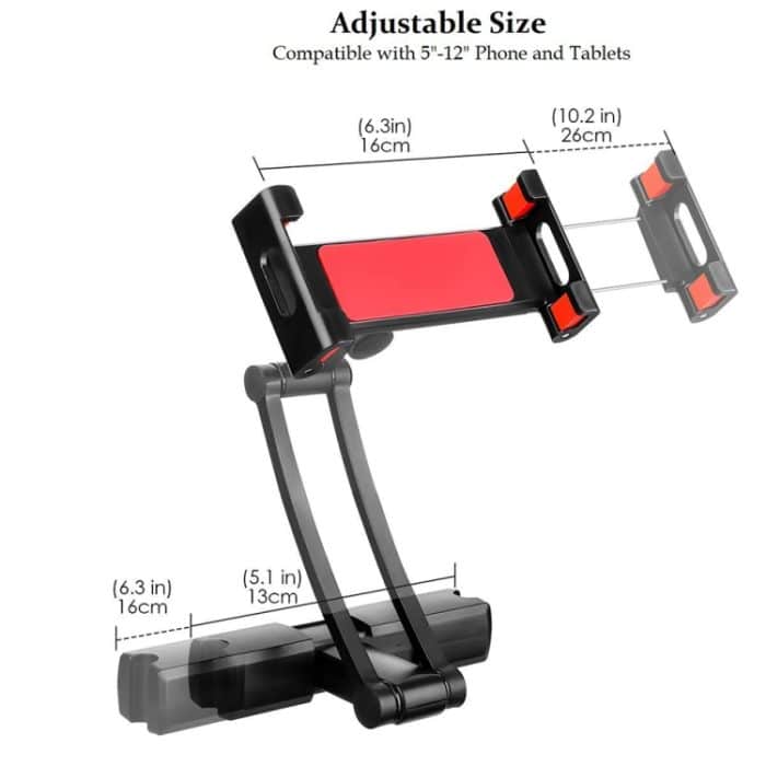 Universal 360 Rotation Halter Halterung Rücksitz Auto Halterung – Bild 6