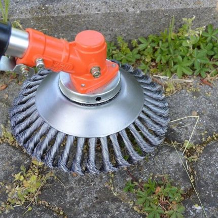 Rasenmäher, gedrehtes Grasrad, Stahldraht, Graskopf, Jätschale, 6 Inches, 8 Inches