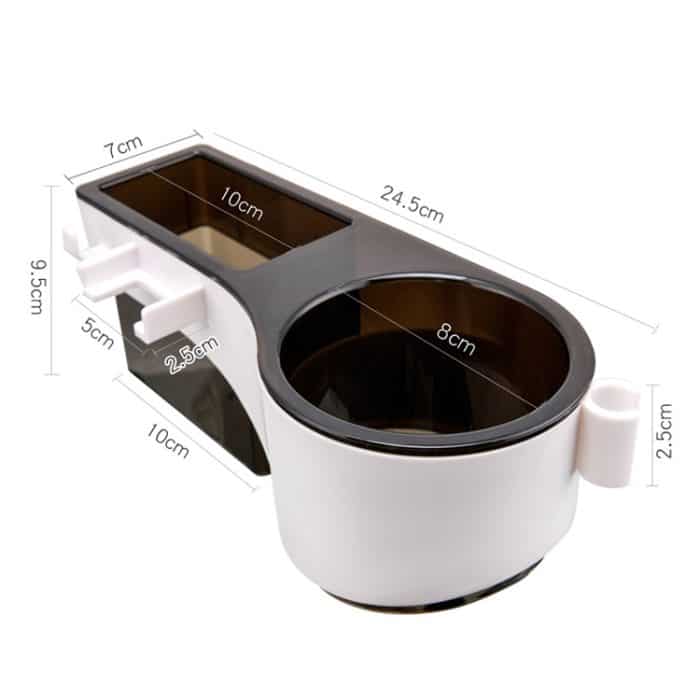 Haartrockner-Aufhänger Free Punch Wandmontiertes Badezimmer-Multifunktions-Toiletten-Aufbewahrungsregal – Bild 2