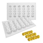 6 Konkav-Kugel-Streifen-Kuchen-Form DIY Backen Dessert Mold