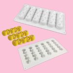 6 Konkav-Kugel-Streifen-Kuchen-Form DIY Backen Dessert Mold – Bild 2