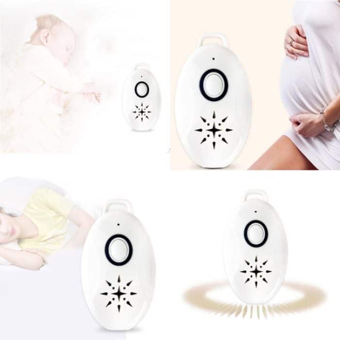 Tragbares Mini-Ultraschall-Abwehrmittel für den Außenbereich, Insektenschutz und Mausschutz für Camping-Aktivitäten im Freien, Mini Insect Repellent White – Bild 6