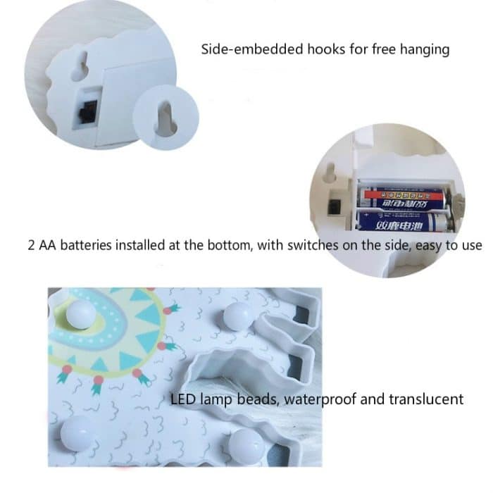 LED bemalte Laterne Alpaka Nachtlicht Urlaub Dekoration Raum Posing Stil Licht – Bild 8