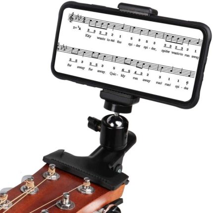 GS07 Live-Video-Miniaturbild-Telefon-Gitarrenständer, GS07 Guitar, GS07 Kalinba