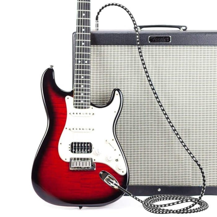 1 gerader Kopf + 1 Ellenbogenkopf 6,35 mm Gitarrenkabel sauerstofffreier Kupferkern TS großes zweiadriges Kabel, 0.15m, 0.3m, 0.5m, 1m, 1.5m, 2m, 3m, 5m, 8m, 10m – Bild 8