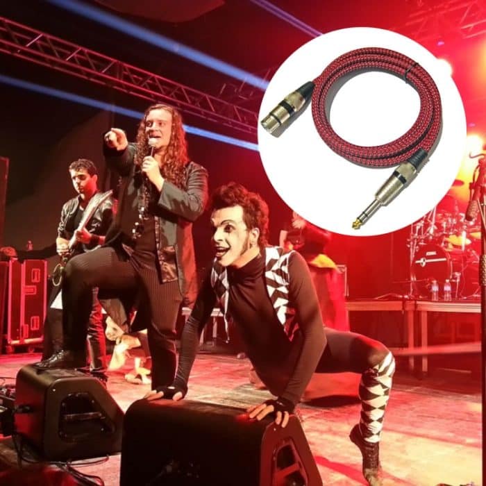 Rot und Schwarz Net TRS 6,35 mm Stecker auf Caron-Buchse, Mikrofon-XLR-Balance-Kabel, 0.5m, 1m, 1.8m, 3m, 5m, 8m, 10m, 12m, 15m, 20m – Bild 9