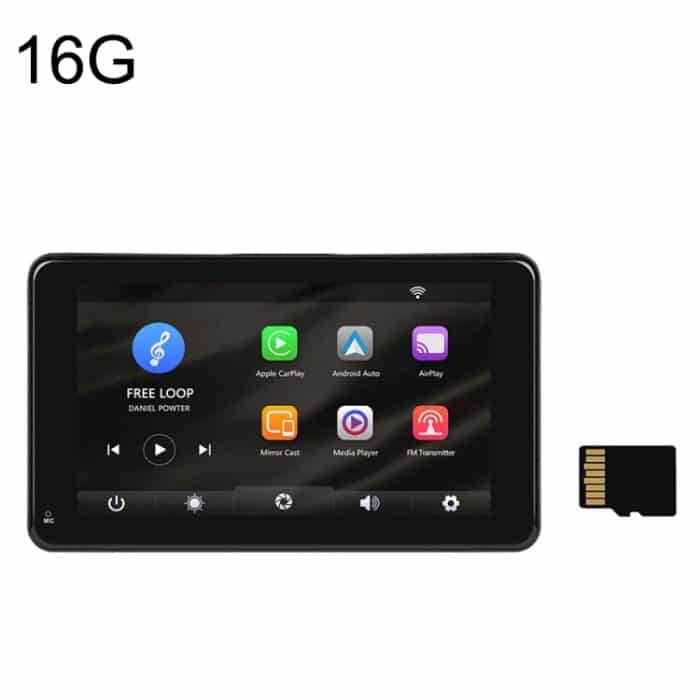 TBD0422347501.jpg A3135 7 Zoll HD Wired Smart Screen mit Wireless CarPlay + Android Auto + Android, With With 16G Memory Card, With With 32G Memory Card, With With 64G Memory Card – Bild 1
