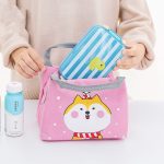 Tragbares Studenten-Mittagessen im Freien, tragbare Isolierung für Kinder, niedliche Studenten-Lunchbox-Tasche – Bild 6