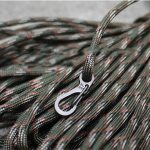 10 Stück SF-Version, einfache Mini-Feder-Hängeschnalle, Schlüsselanhänger-Schnalle, geeignet für innerhalb von 5 mm Schirmseil – Bild 4