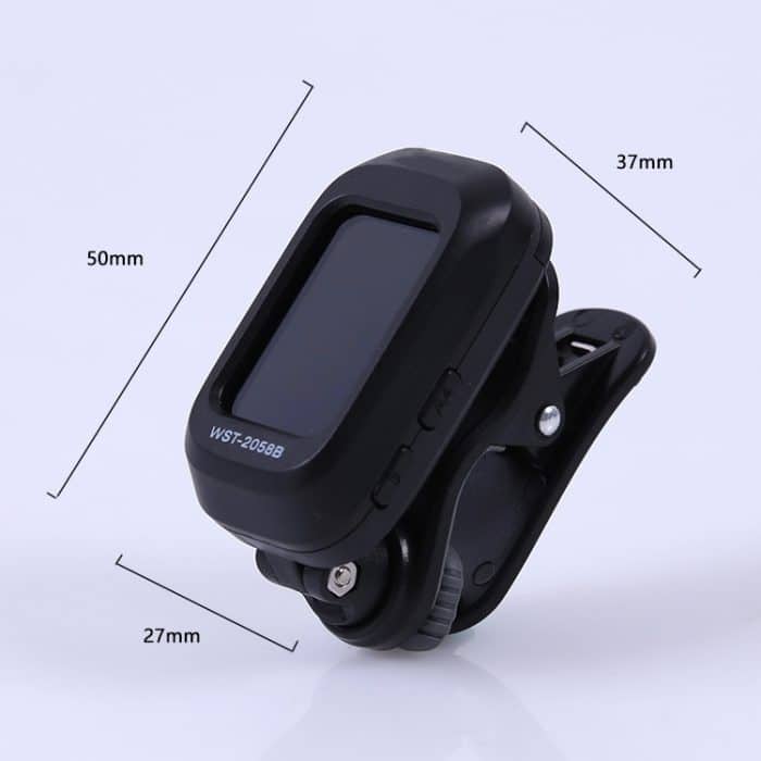 Little Angel WST-2058B Gitarren-Kapodaster, elektronisches Stimmgerät, 5×3.7×2.7cm – Bild 5