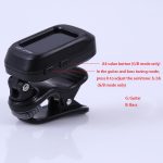 Little Angel WST-2058B Gitarren-Kapodaster, elektronisches Stimmgerät, 5×3.7×2.7cm – Bild 7