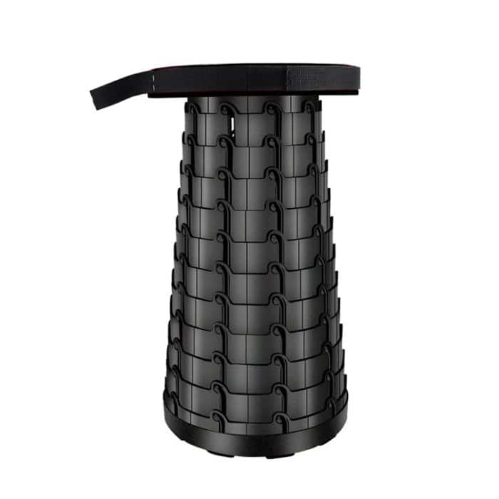 Tragbarer klappbarer Teleskop-Kunststoffhocker für den Außenbereich, Camping, Angeln, Gartenhocker, 47cm(Black), 47cm(Red), 47cm(Yellow), 47cm(Green), 47cm(Purple) – Bild 2