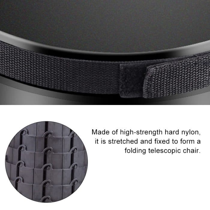 Tragbarer klappbarer Teleskop-Kunststoffhocker für den Außenbereich, Camping, Angeln, Gartenhocker, 47cm(Black), 47cm(Red), 47cm(Yellow), 47cm(Green), 47cm(Purple) – Bild 5