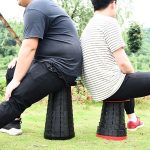 Tragbarer klappbarer Teleskop-Kunststoffhocker für den Außenbereich, Camping, Angeln, Gartenhocker, 47cm(Black), 47cm(Red), 47cm(Yellow), 47cm(Green), 47cm(Purple) – Bild 8