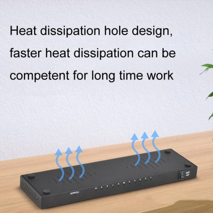 FJGEAR FJ-SM1010 30 Hz HDMI 4K HD Audio- und Video-Splitter, FJ-SM1010 US Plug, FJ-SM1010 EU Plug – Bild 5