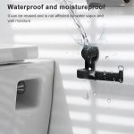 Toilettenpapierhalter, Saugnapf, Wandmontage, abnehmbares Rack – Bild 6