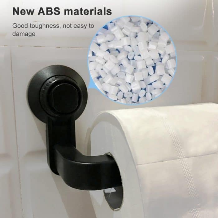 Toilettenpapierhalter, Saugnapf, Wandmontage, abnehmbares Rack – Bild 8