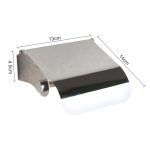 Wand befestigte Gewebe-Halter-Edelstahl-Badezimmer-Rollen Tissue Box Toilettenpapierhalter – Bild 4